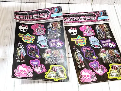 Monster High Stickers Pack Of 2 School Supplies 2016 Mattel Creeperific • $11