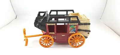 Vintage 1997 Fisher Price Western Cannonball Stage Coach Stagecoach Toy 77056 • $14.99