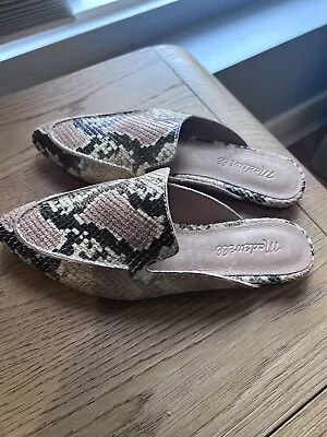 NEW Madewell Size 6 Leather Mules • $39