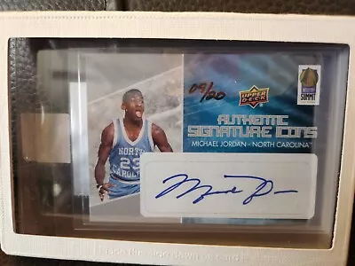 MICHAEL JORDAN 2012 UD Industry Summit Las Vegas SSP PROMO AUTO #09/20 USA#9 1/1 • $5700