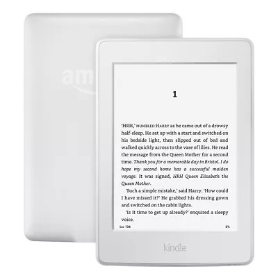 Amazon Kindle Paperwhite (6th Generation) 6  Wi-Fi E-Reader - White • $31.60