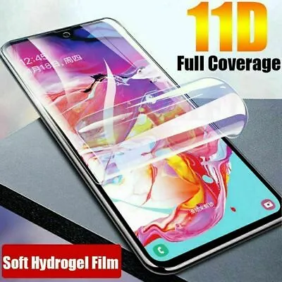 Soft Screen Protector Hydrogel Film For Samsung Galaxy A20E A40 A50 A70 A10 A71 • £1.99