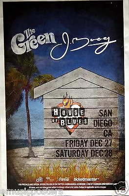 THE GREEN / J BOOG 2014 SAN DIEGO CONCERT TOUR POSTER - Hawaiian Reggae Music • $15.96