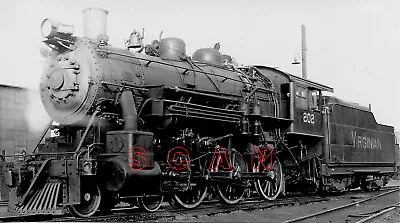 3f711 Rp 1947 Virginian Railroad 460 Loco #202 Roanoke Va • $8.99