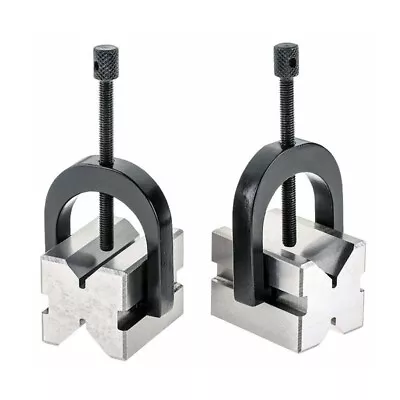 $44.31 • Buy PRECISION V-BLOCK SET 40 X 32 X 32 WITH 2 BLOCKS & 2 CLAMPS