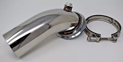 $63.95 • Buy Stainless Down Pipe Elbow 90° Holset Turbo HY35 HX HE351 V-band Flange Clamp USA