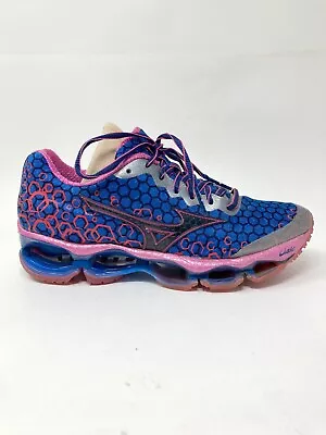 Mizuno Wave Prophecy 3 Running Sneakers Shoes Blue Pink Womens 9 • $65