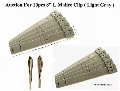 10pcs. Tactical Tailor - Short 8  Gray MALICE Clips For GERBER BUCK Knife Pouch • $14