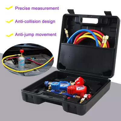 $51 • Buy Refrigeration Manifold Gauge Set R22 R134a AC/HVAC Tool Auto Service Kit