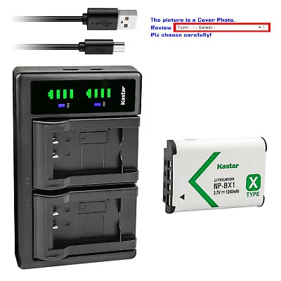 Kastar Battery LTD2 Charger For Sony NP-BX1 BC-CSX & Sony Cyber-shot DSC-HX300 • $18.99