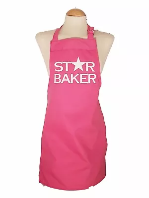 £11.99 • Buy Small Adult / Teenage Pink Apron ** Personalised / Printed 15 Designs Star Baker