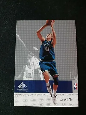 2000-01 SP Game Floor Basketball Dirk Nowitzki #12 NM/MT DALLAS MAVERICKS/SHARP • $2.79