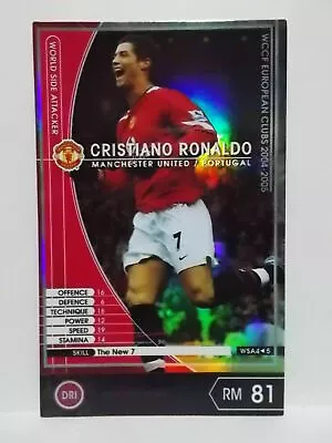 Panini Converted WCCF To FOOTISTA	Insert	Manchester United		Cristiano	RONALDO • $4.99