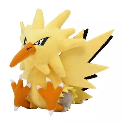 Pokemon Center Original Pokemon Fit Mini Plush  Zapdos Doll Toy Japan From Japan • $24.99