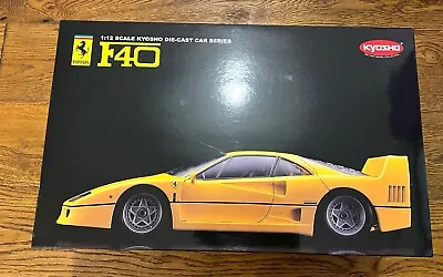 Ferrari F40 Yellow Kyosho 1:12 • £400