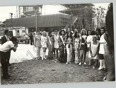 Group Of Girls Miss International Pageant Beauty Contest @Osaka 1969 Press Photo • $40