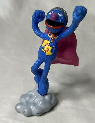 Vintage 4  Super Grover Sesame Street PVC Figure Muppets Applause • $8.99