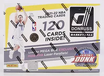 2021/22 Panini Donruss Basketball Mega Box (holo Pink Laser Parallels!) • $45.95