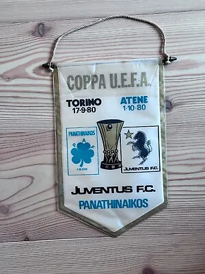 Pennant Sima Juventus Panathinaikos 1980 No Match Worn Shirt • £103.24