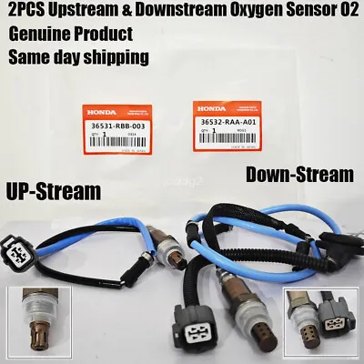 OEM For 2003-2007 Honda Accord 2.4L 2PCS Upstream & Downstream Oxygen Sensor O2 • $48.99