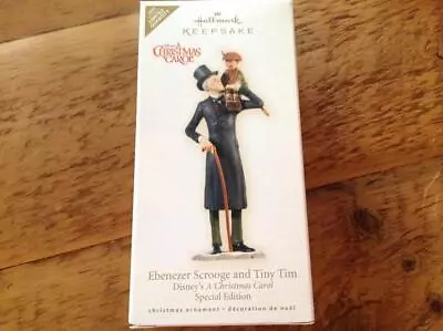 Hallmark Ornament 2009 Ebenezer Scrooge And Tiny Tim Limited A Christmas Carol • $29.99