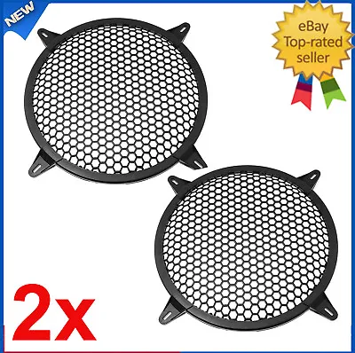 2Pack 12 Subwoofer Grill Dust Cover Protector Plastic Car Audio Speaker Mesh US • $14.56