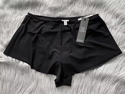 Magicsuit Swim Shorts Black Solid Jersey Tap Pant Bikini Swim Bottom 6006070 16 • $49.99