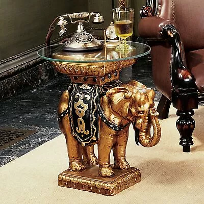 Maharajah Golden Elephant Table Nr • $256.86