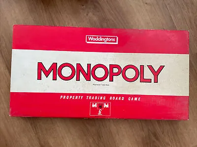 Vintage Waddington MONOPOLY Board Game - Classic Red Box - Complete • £13.99