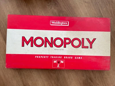 Vintage Waddington MONOPOLY Board Game - Classic Red Box - Complete • £13.99
