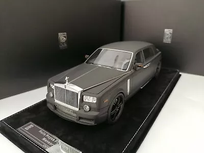 Mansory 1/18 Rolls Royce Phantom VII Conquistador Black #03 • $458