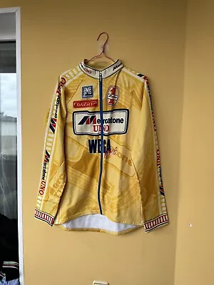 Mercatone Uno Mega Home SMS Santini Vintage Cycling Jacket Size XXL • $60