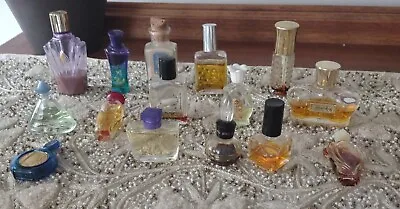 Vintage Lot Of 15 Miniature Fragrance Bottles. NG • $14