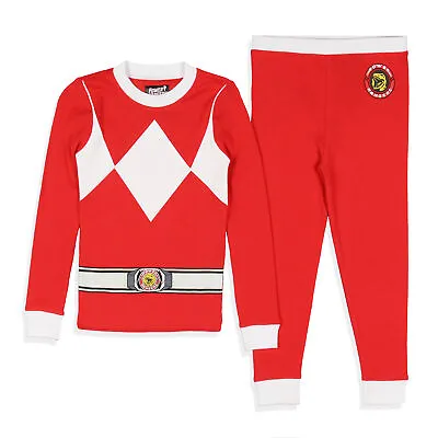 $26.95 • Buy Power Rangers Toddler Boys' Red Ranger Character Costume Sleep Pajama Set