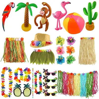 £2.99 • Buy Hawaiian Luau Tropical Party Decorations Bbq Summer Beach Flower Decor Accessory