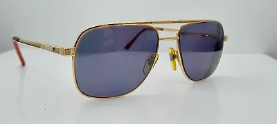 Vintage Pierre Cardin Gold Pilot Metal Sunglasses FRAMES ONLY • $33