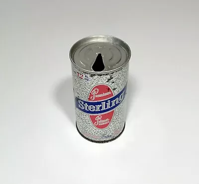 STERLING BEER SNOWFLAKE CAN ALUMINUM PULL TAB TOP OPEN VINTAGE ORIGINAL 1970's • $8