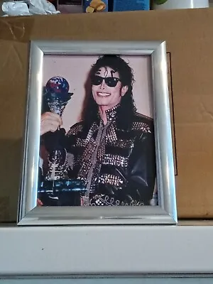 Michael Jackson King Of Pop Framed Picture Art Print Home Decor  • $16.41