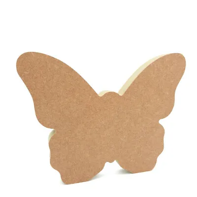 Freestanding Butterfly Shape MDF Wood Craft Blanks 18mm Large Nursery Decor • £3.50