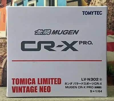 TOMICA LV-N302a HONDA BALLARD SPORT CR-X MUGEN CR-X PRO LIMITED VINTAGE NEO • $39.99