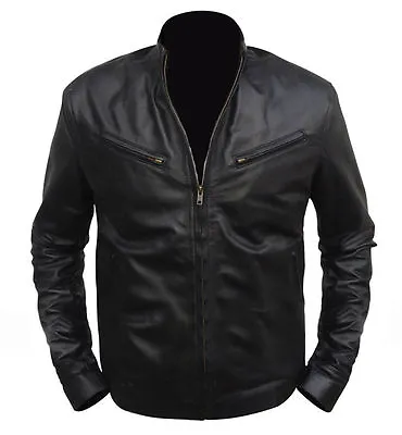 Fast And Furious 6 Vin Diesel Biker Rider Motorcycle Fashion Leather Jacket • $75.67