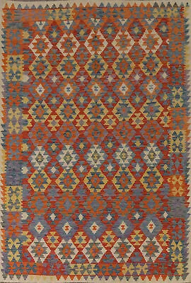 Flatweave Reversible Tribal Kilim Kelim Rugs Handwoven Wool Carpets 7x9 Ft • $339