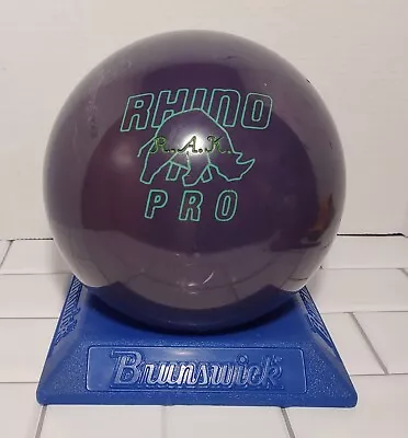 Brunswick Rhino Pro Bowling Ball 15lb 6oz Pre-Drilled USA  • $36.88