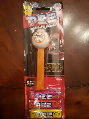 Pez Candy Dispenser Star Wars BB-8 2x Candy. Raspcherry Lemon.12/2/24 • $9.99