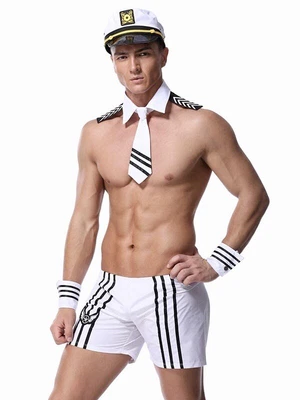 £19.99 • Buy Sizzling Hot Airline Pilot Stag Do Skimpy Gay Pride Costume One Size Clearance