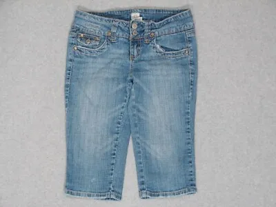 KK01416 H2J BRAND **DENIM WOMENS JEAN SHORTS** Sz3/4; GREAT LOOK! • $18