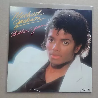 MICHAEL JACKSON Billie Jean 45 RPM UK Red Vinyl 1983 MJ1-6 • $29.95