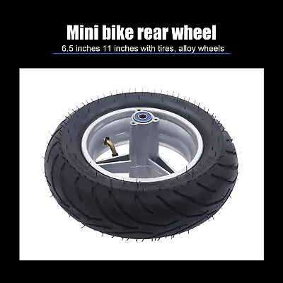 Rear Tire Tube Tyre Alloy Rim Hub For 2-Stroke 49CC Pocket Mini Bike Inner Tube • $42.75