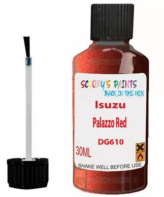 For Isuzu Wizard Palazzo Red Touch Up Code Dg610 Scratch Car Chip Repair Paint • £8.99