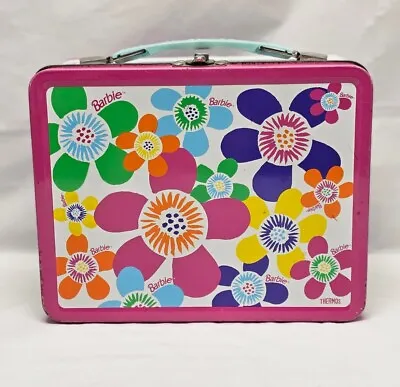 Barbie Mattel  Metal Lunch Box ONLY Flower Power • $24